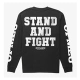 STAND AND FIGHT LONG SLEEVE T SHIRT - PRE ORDER ONLY